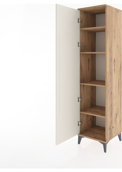 Hyperion Dolap 4 Raflı Tek Kapaklı 44X44X182 Çam-Aytaşı fırsatları