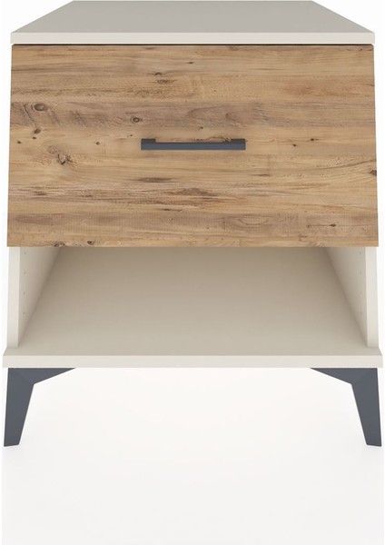 Kronos Komodin Tek Çekmeceli 60X59X64 Aytaşı-Çam