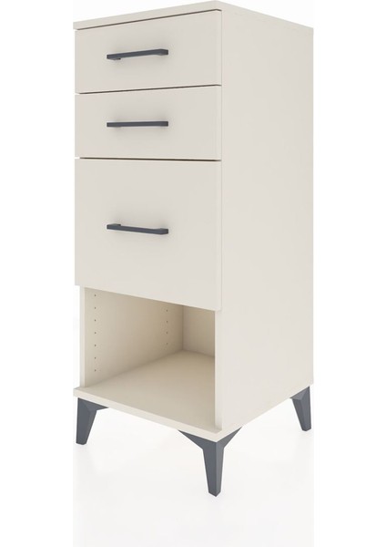 Hyperion Komodin 3 Çekmeceli 44X44X106 Aytaşı-Aytaşı modelleri