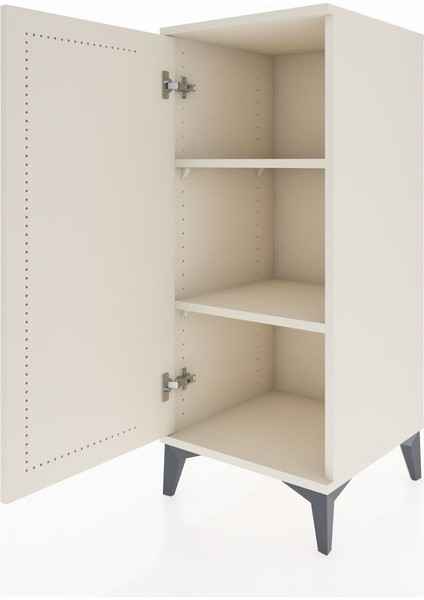 Hyperion Komodin 2 Raflı Tek Kapaklı 44X44X106 Aytaşı-Aytaşı fırsatları