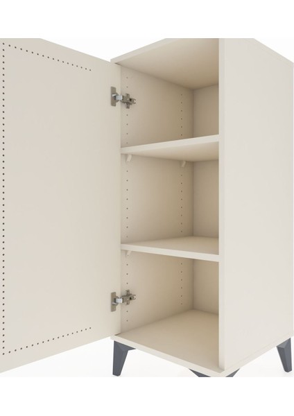 Hyperion Komodin 2 Raflı Tek Kapaklı 44X44X106 Aytaşı-Aytaşı indirimleri