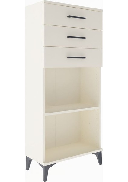 Arges Dolap Tek Raflı 3 Çekmeceli 60X30X134 Aytaşı-Aytaşı fiyatları