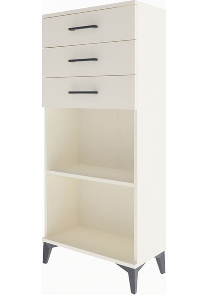 Arges Dolap Tek Raflı 3 Çekmeceli 60X30X134 Aytaşı-Aytaşı modelleri