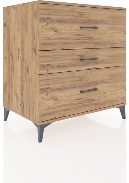 Kronos Şifonyer 3 Çekmeceli 88X59X96 Çam-Çam fiyatları