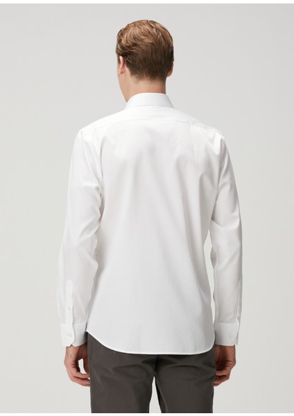 Custom Fit Beyaz Gömlek indirimleri