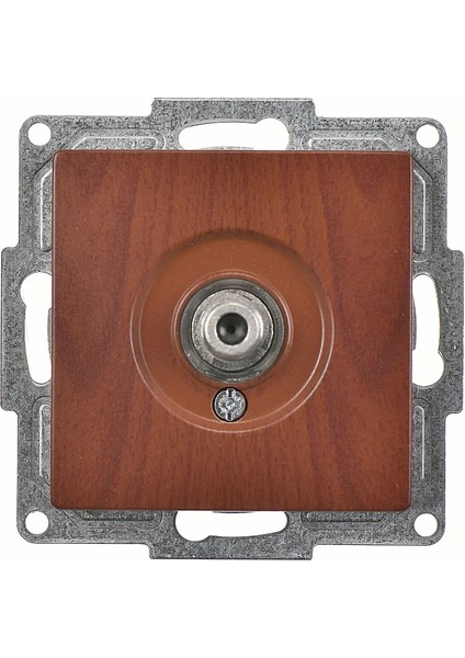 Visage Amazon Ceviz Tv Priz F Konnektör (Geçişli-Sonlu) Çerçevesiz - Priz ve Anahtar Için Uyumlu Çerçeve fiyatları