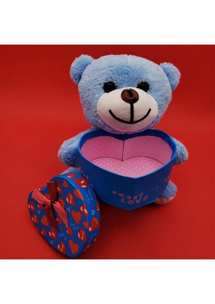 Kalp Kutulu Mavi Ayıcık - Lisinya fiyatları