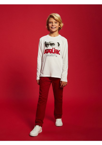 Yeni Sezon Beli Ayarlanabilir Lastikli Erkek Çocuk Pantolon fiyatları