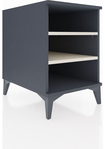 Kronos Komodin 2 Raflı 44X59X64 Antrasit-Aytaşı fiyatları