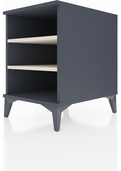 Kronos Komodin 2 Raflı 44X59X64 Antrasit-Aytaşı indirimleri