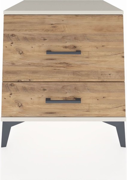Kronos Komodin 2 Çekmeceli 60X59X64 Aytaşı-Çam