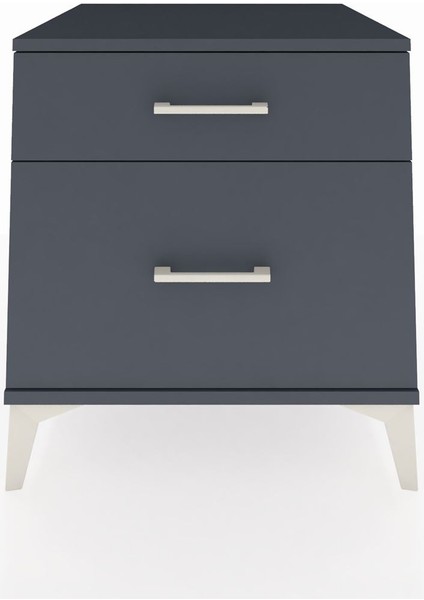 Kronos Komodin 2 Çekmeceli 60X59X64 Antrasit-Antrasit fiyatları