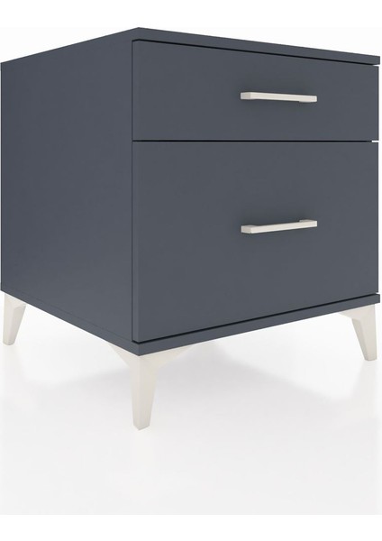 Kronos Komodin 2 Çekmeceli 60X59X64 Antrasit-Antrasit modelleri