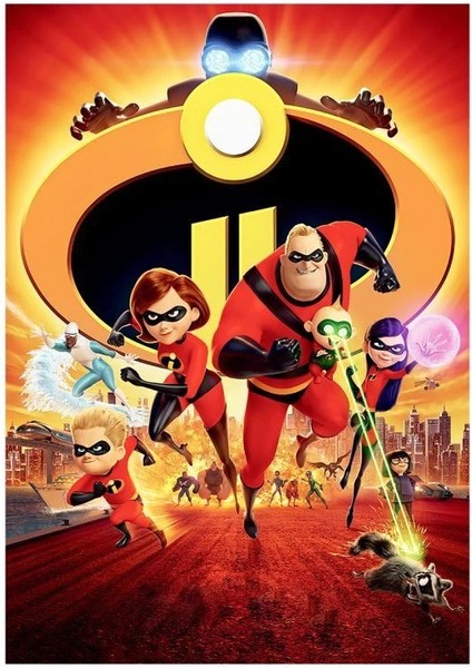 100 Parça Incredibles 2 Puzzle