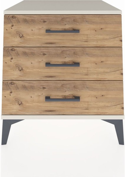 Kronos Komodin 3 Çekmeceli 60X59X64 Aytaşı-Çam fiyatları