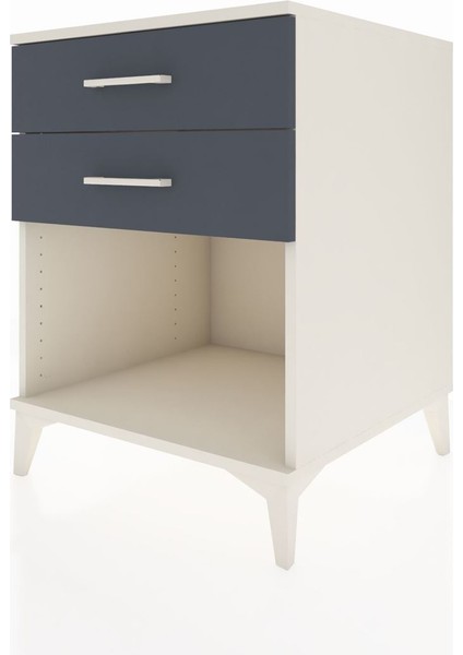 Kronos Komodin 2 Çekmeceli 60X59X80 Aytaşı-Antrasit modelleri