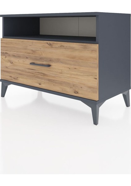 Hyperion Şifonyer Tek Raflı Tek Çekmeceli 88X44X64 Antrasit-Çam modelleri