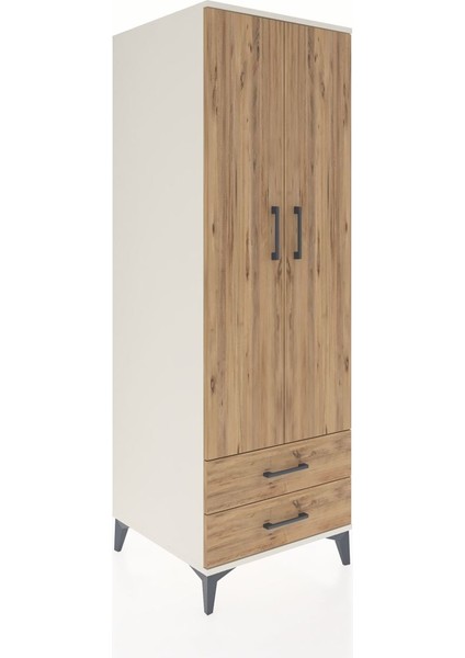 Kronos Dolap 4 Raflı 2 Çekmeceli 2 Kapaklı 60X59X182 Aytaşı-Çam fiyatları
