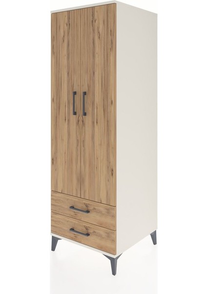 Kronos Dolap 4 Raflı 2 Çekmeceli 2 Kapaklı 60X59X182 Aytaşı-Çam modelleri