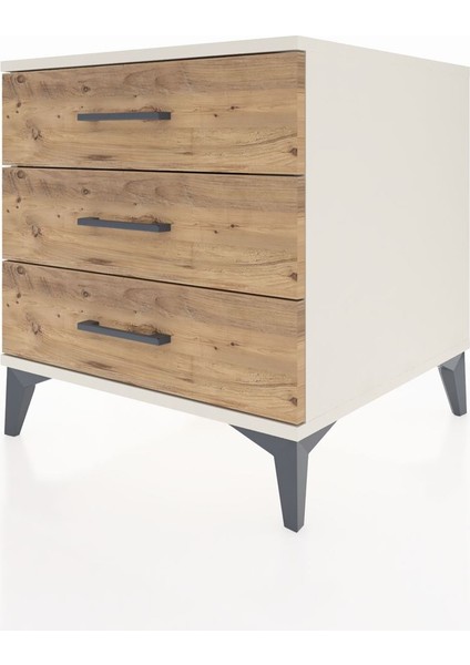 Kronos Komodin 3 Çekmeceli 60X59X64 Aytaşı-Çam indirimleri