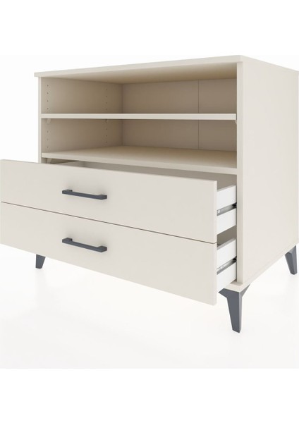 Kronos Şifonyer 2 Raflı 2 Çekmeceli 88X59X80 Aytaşı-Aytaşı fırsatları
