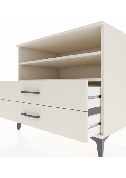Kronos Şifonyer 2 Raflı 2 Çekmeceli 88X59X80 Aytaşı-Aytaşı indirimleri