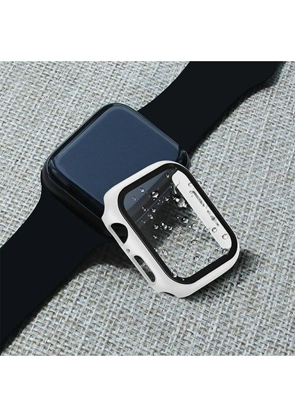 Ally Apple Watch 4-5-6 44MM Silikon Kordon Kayış ve Ekran Koruyucu KILIF-(1903)