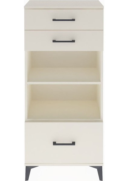 Arges Dolap 2 Raflı 3 Çekmeceli 60X30X134 Aytaşı-Aytaşı