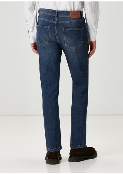 Mavi Yıkamalı Slim Fit Jean Pantolon modelleri
