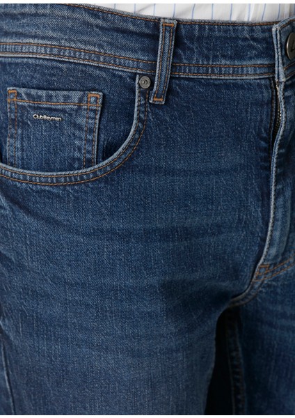 Mavi Yıkamalı Slim Fit Jean Pantolon indirimleri