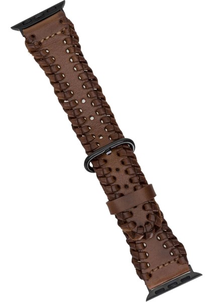 Apple Watch Uyumlu Deri Kordon 42-44-45MM SM58 RST2EF modelleri