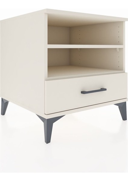 Kronos Komodin 2 Raflı Tek Çekmeceli 60X59X64 Aytaşı-Aytaşı modelleri