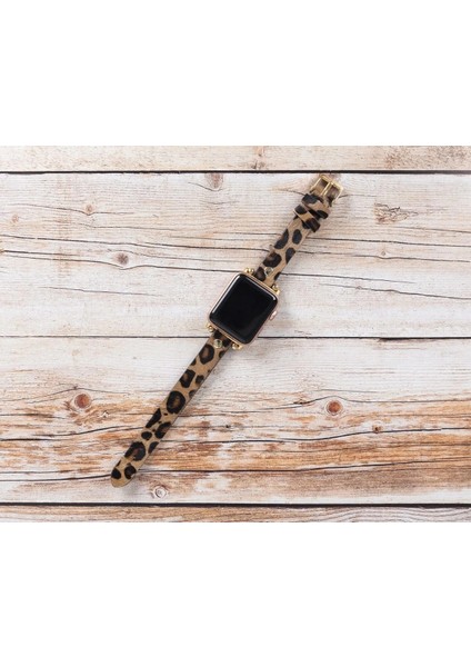 Apple Watch Uyumlu Deri Kordon 38-40-41MM Gt LEO1N modelleri