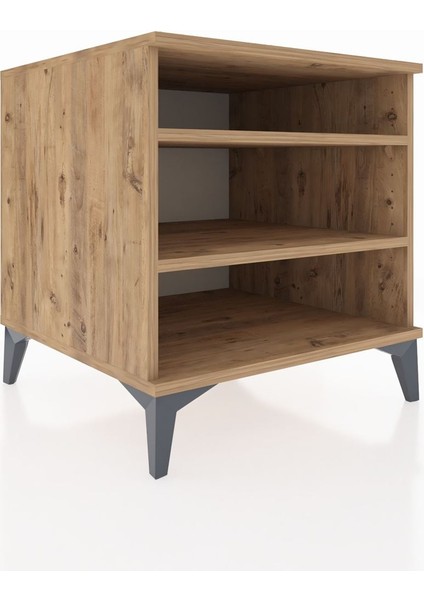 Kronos Komodin 2 Raflı 60X59X64 Çam-Çam modelleri