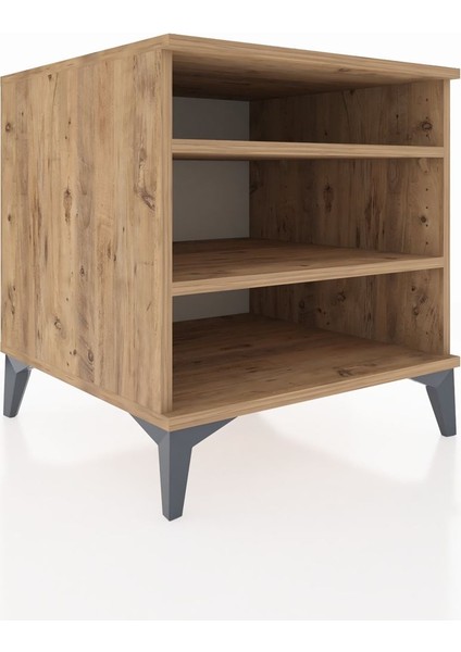 Kronos Komodin 2 Raflı 60X59X64 Çam-Çam fırsatları