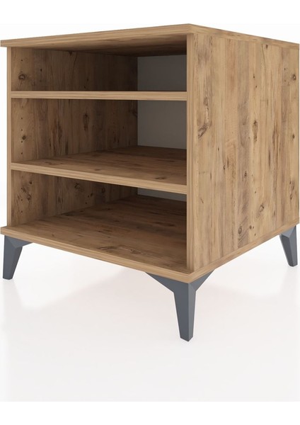 Kronos Komodin 2 Raflı 60X59X64 Çam-Çam indirimleri