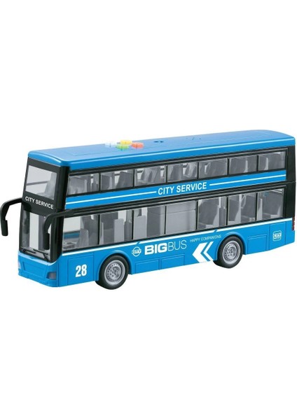 WY912A-B Sesli ve Işıklı Çift Katlı Otobüs 1:16 fiyatları