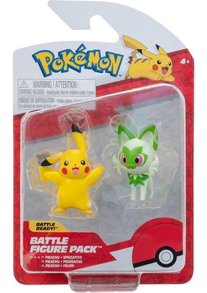 Pok PKW3355 Pokemon Battle 2li Figür Seti
