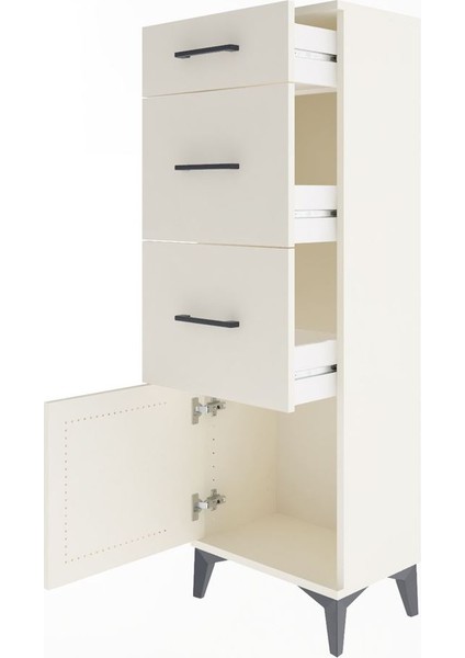Arges Dolap 3 Çekmeceli Tek Kapaklı 44X30X134 Aytaşı-Aytaşı fırsatları