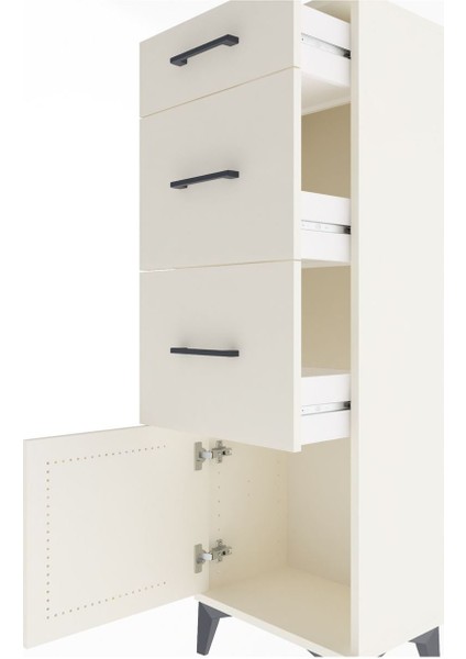 Arges Dolap 3 Çekmeceli Tek Kapaklı 44X30X134 Aytaşı-Aytaşı indirimleri
