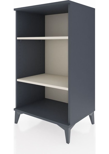 Hyperion Komodin 2 Raflı 60X44X106 Antrasit-Aytaşı modelleri