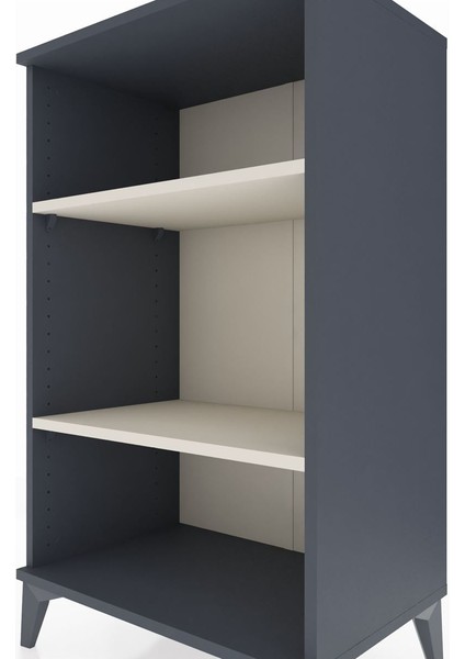 Hyperion Komodin 2 Raflı 60X44X106 Antrasit-Aytaşı indirimleri