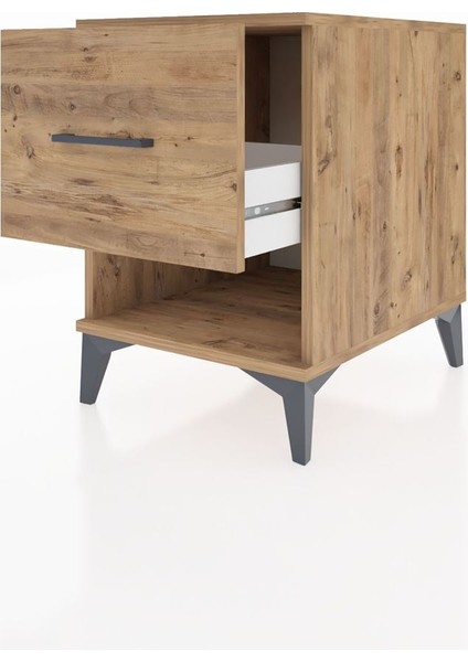 Kronos Komodin Tek Çekmeceli 44X59X64 Çam-Çam fırsatları