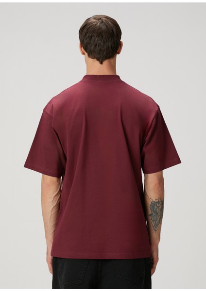 Nano Bb Bordo Logo Baskılı T-Shirt fırsatları