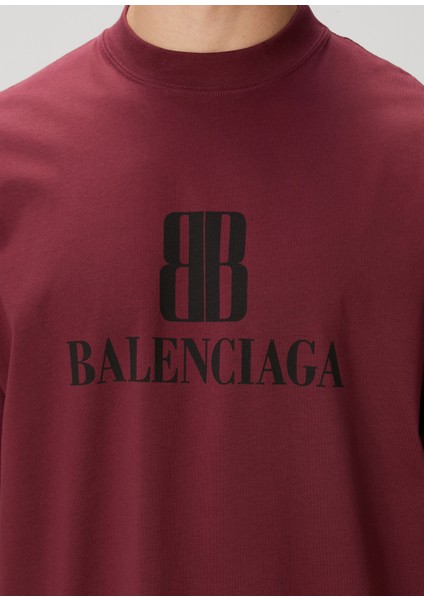 Nano Bb Bordo Logo Baskılı T-Shirt indirimleri