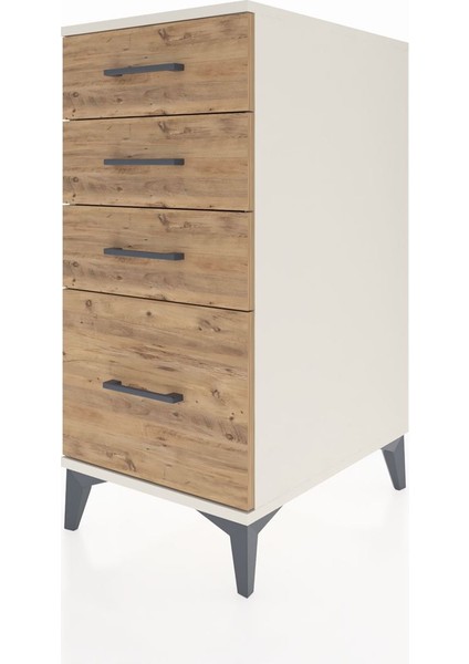 Kronos Komodin 4 Çekmeceli 44X59X96 Aytaşı-Çam modelleri