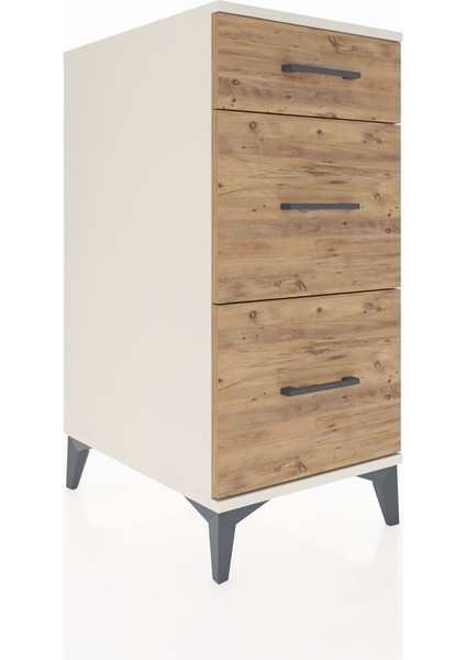 Kronos Komodin 3 Çekmeceli 44X59X96 Aytaşı-Çam fiyatları