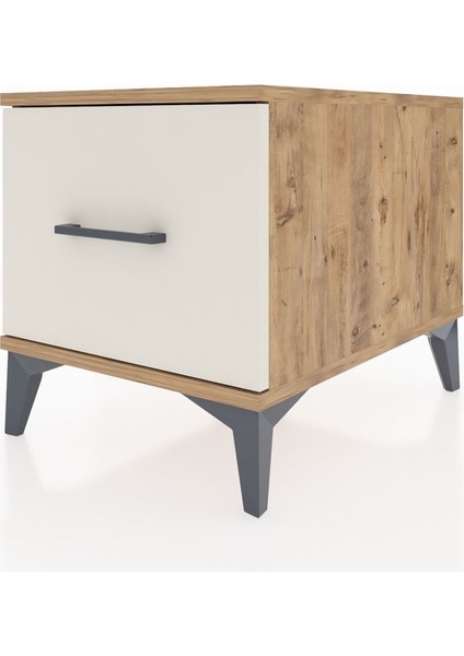 Kronos Komodin Tek Çekmeceli 44X59X48 Çam-Aytaşı modelleri