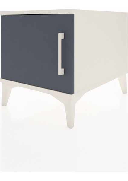 Kronos Komodin Tek Raflı Tek Kapaklı 44X59X48 Aytaşı-Antrasit modelleri