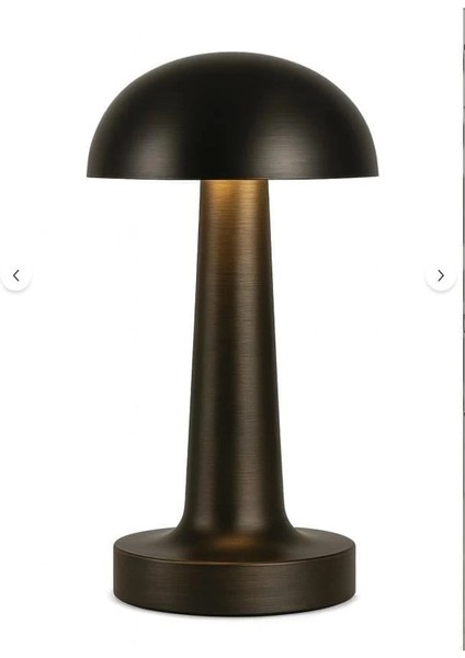 Cata Ct 8428 Lizbon Siyah Kasa Antik Şarjlı Masa Lambası